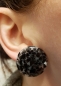 Preview: Große farbige Ohrstecker mit Stückchen